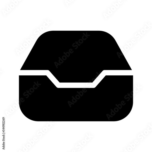 Inbox Icon Vector Symbol Design Illustration
