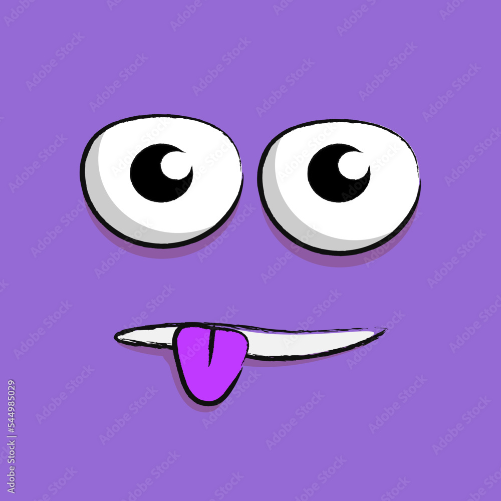flat vector image in the form of an emotion or emoticon for chat or design flat vector image in the form of an emotion or emoticon for chat or design