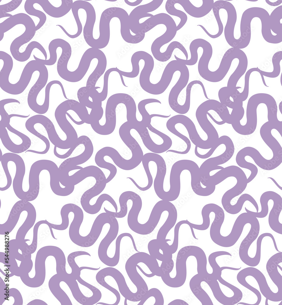 Abstract Snake Swirl Stripes Seamless Monochrome Minimalist Pattern Trendy Fashion Colors Perfect for Allover Fabric Print or Wrapping Paper