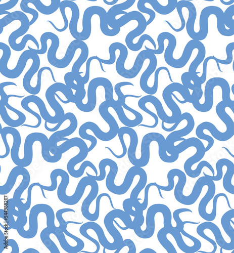 Abstract Snake Swirl Stripes Seamless Monochrome Minimalist Pattern Trendy Fashion Colors Perfect for Allover Fabric Print or Wrapping Paper