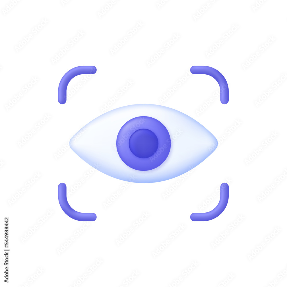 3D Vision illustration. Can be used for many purposes. 3D Vision illustration. Can be used for many purposes.