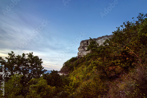 sky view of the Bakota canyon picturesque banks rocks. Bakota, national park,...