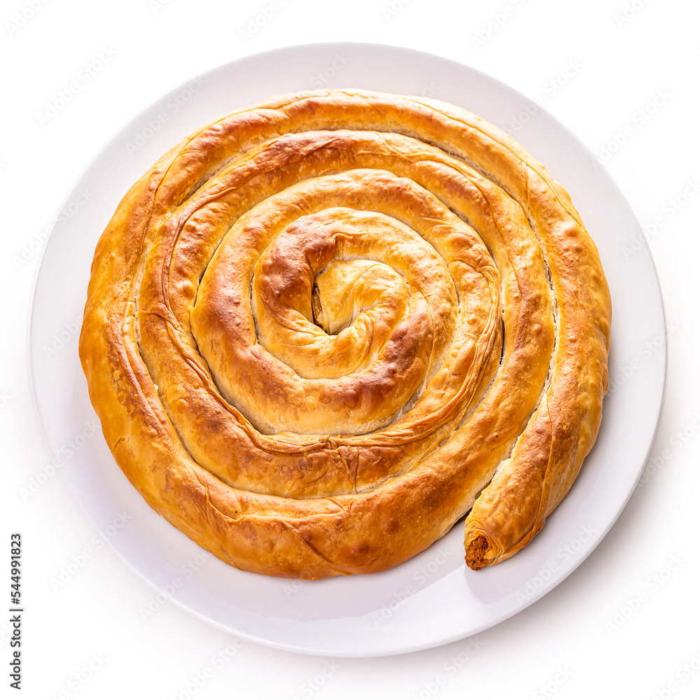 Turkish puff pastry roll Börek Turkish puff pastry roll Börek