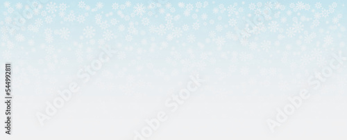 Snowy landscape isolated on dark transparent background. Vector illustration of winter decoration. Snow background. Snowdrift. Concept of Merry Christmas and Happy New Year.
