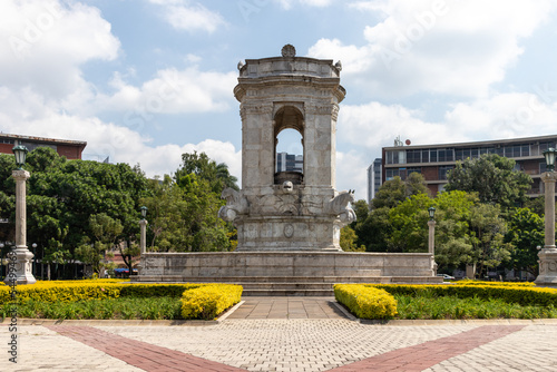 Plaza spain in guatemala city during a sunny day