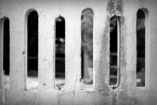 Texture of Vintaget Cement Fence photo