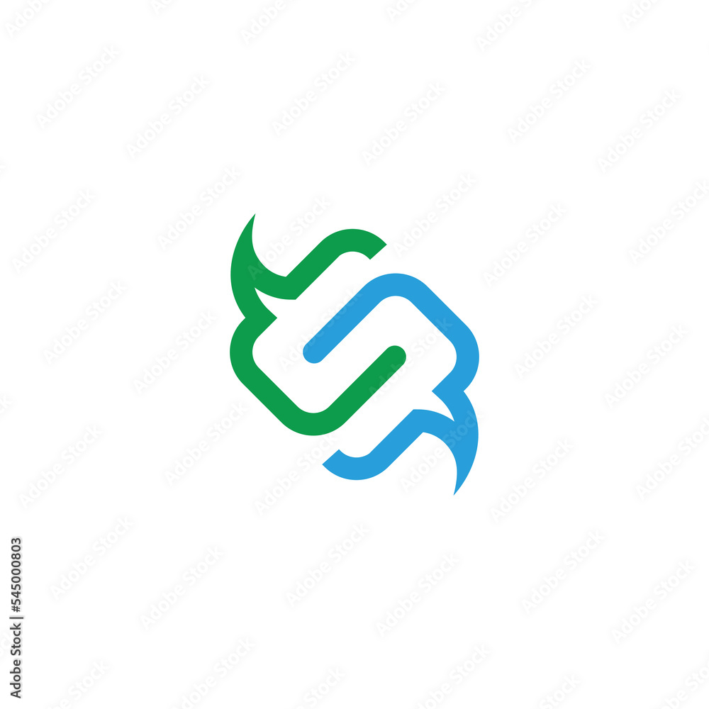 initial Letter S Chat Logo Template Vector Design. initial Letter S Chat Logo Template Vector Design.