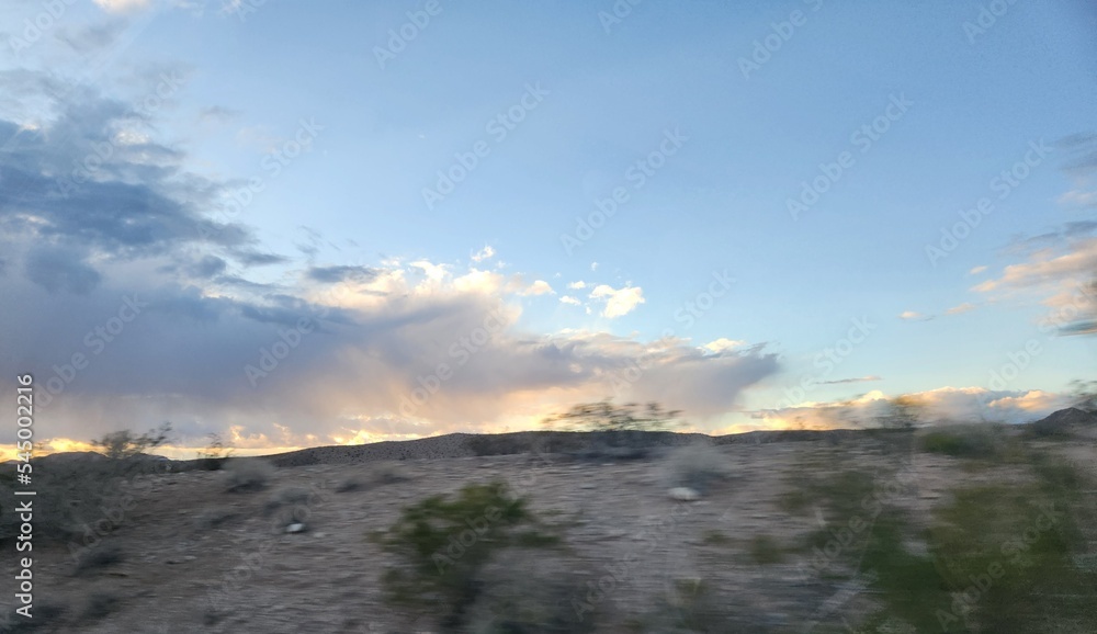 Fototapeta premium sunset in the mountains