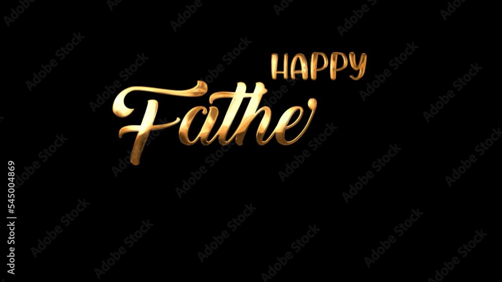 Happy Father's Day Handwritten Animated Text in Gold Color 4K. Great for Father's Day Celebrations Worldwide and as a gift for beloved dad. Happy Father's Day Handwritten Animated Text in Gold Color 4K. Great for Father's Day Celebrations Worldwide and as a gift for beloved dad.