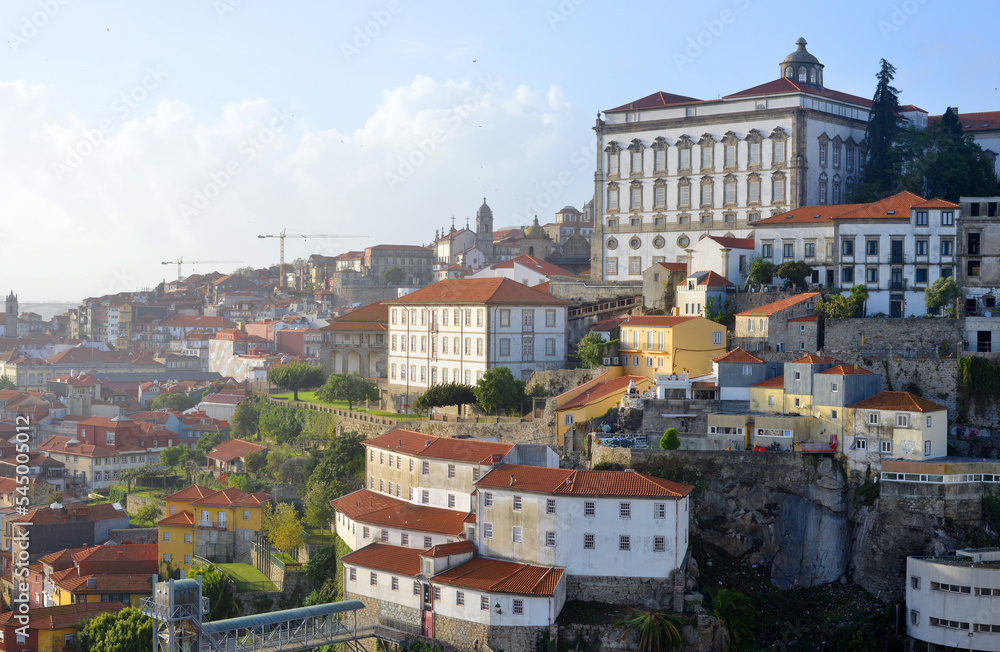 Historical center of Porto with view to the ancient Bishop palace