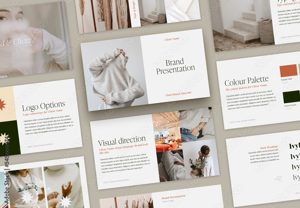 Brand Guidelines Presentation Stock Template | Adobe Stock brand-guidelines-presentation-stock-template-adobe-stock