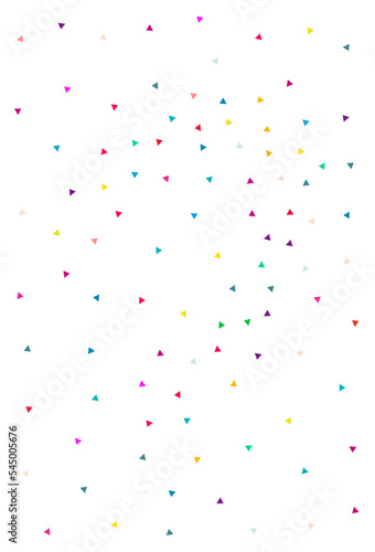 Happy Shapes Top Vector White Background.