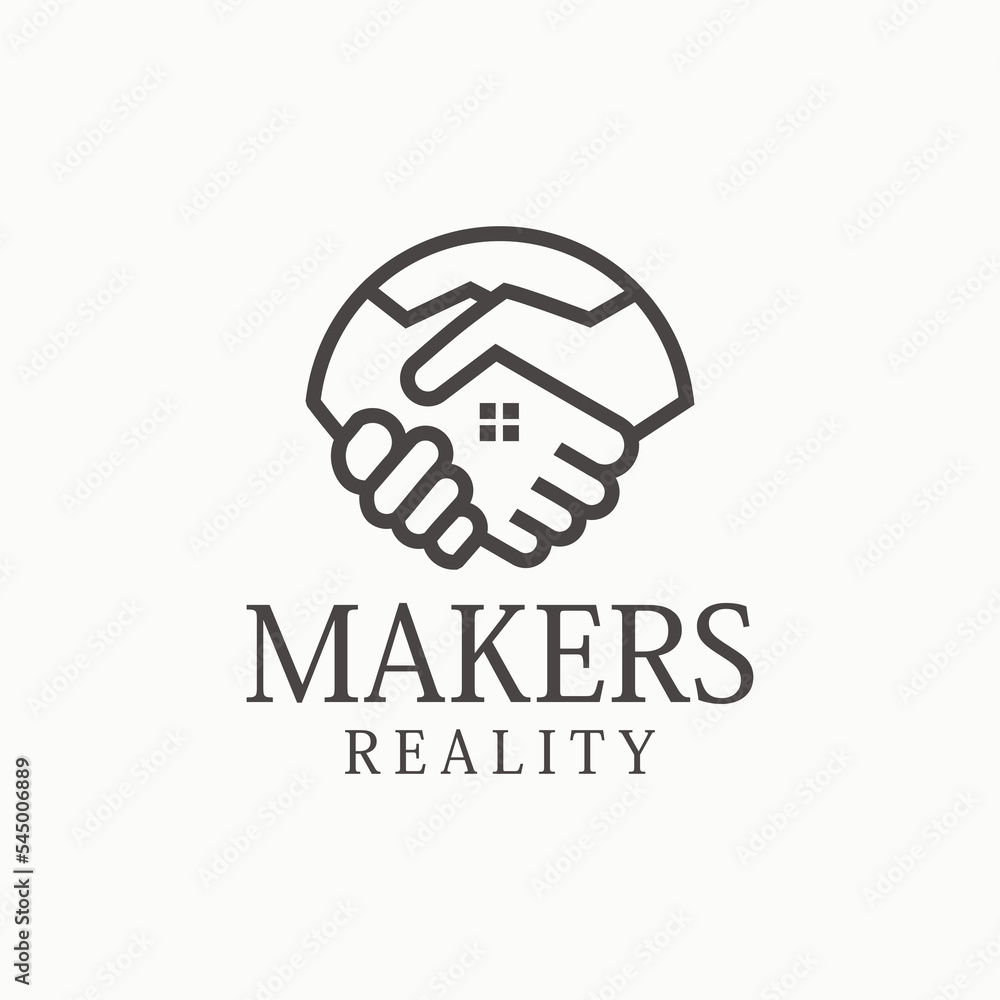 Deal Home Logo Template Design Deal Home Logo Template Design
