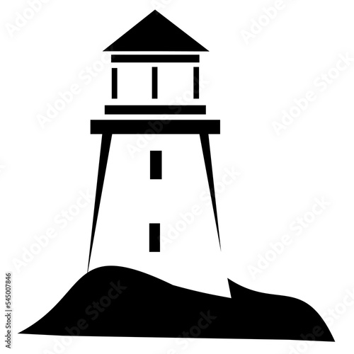 lighthouse on rocks