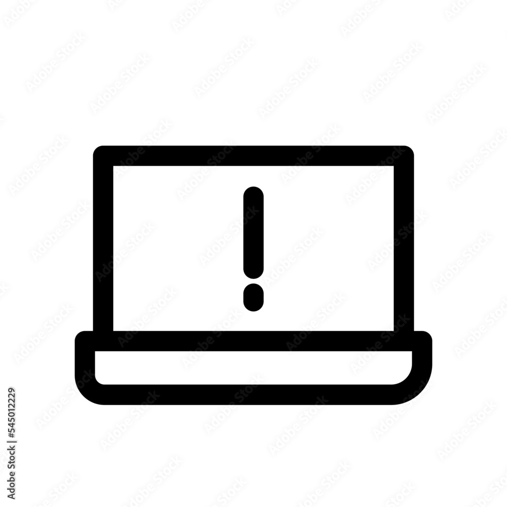 Alert Danger Laptop Protection Security Shield Warning Icon Alert Danger Laptop Protection Security Shield Warning Icon