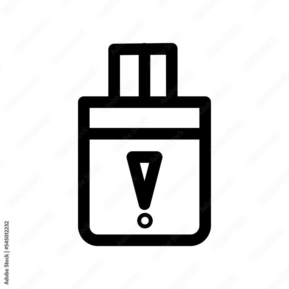 Alert Disk Security Flash Warning Icon Alert Disk Security Flash Warning Icon