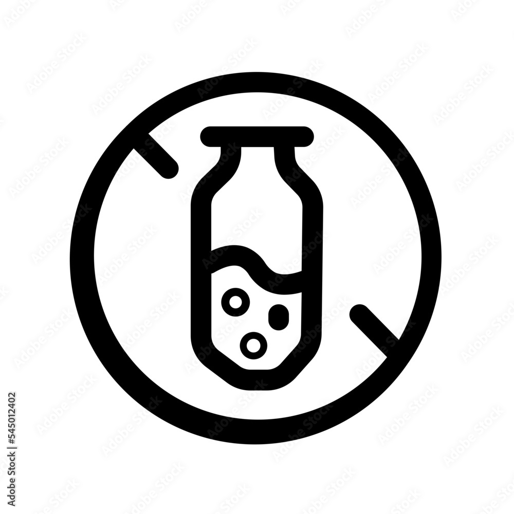 Allergens Allergy Food Label Lactose Icon Allergens Allergy Food Label Lactose Icon