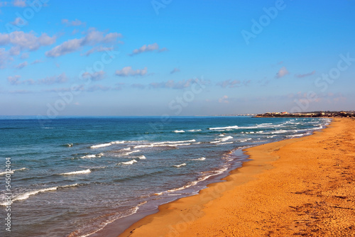 Fototapeta Naklejka Na Ścianę i Meble -  randello beach scoglitti ragusa sicily italy