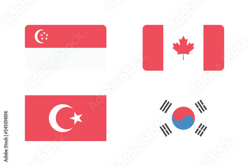 Flags, World Flags, Flags Simple, Flags Vector, Flags Design, Flag