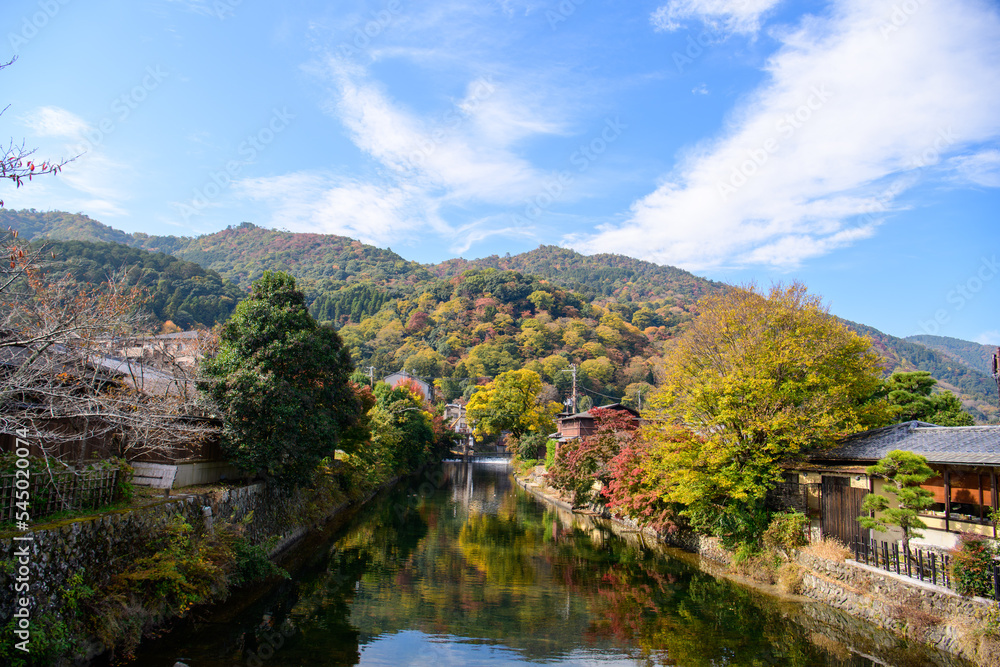 紅葉の京都嵐山 紅葉の京都嵐山