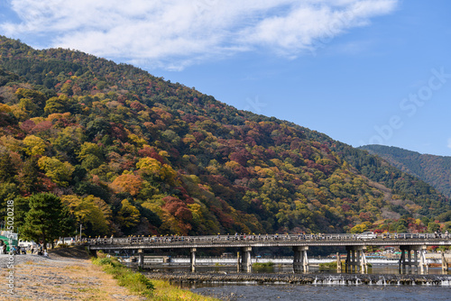 紅葉の京都嵐山