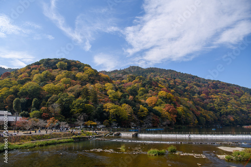 紅葉の京都嵐山