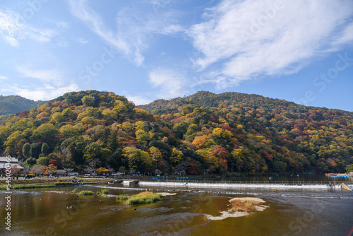 紅葉の京都嵐山