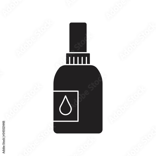 Essential oils bio dropper icon. Essential oils bio dropper vector. isolated on white background. vector illustration