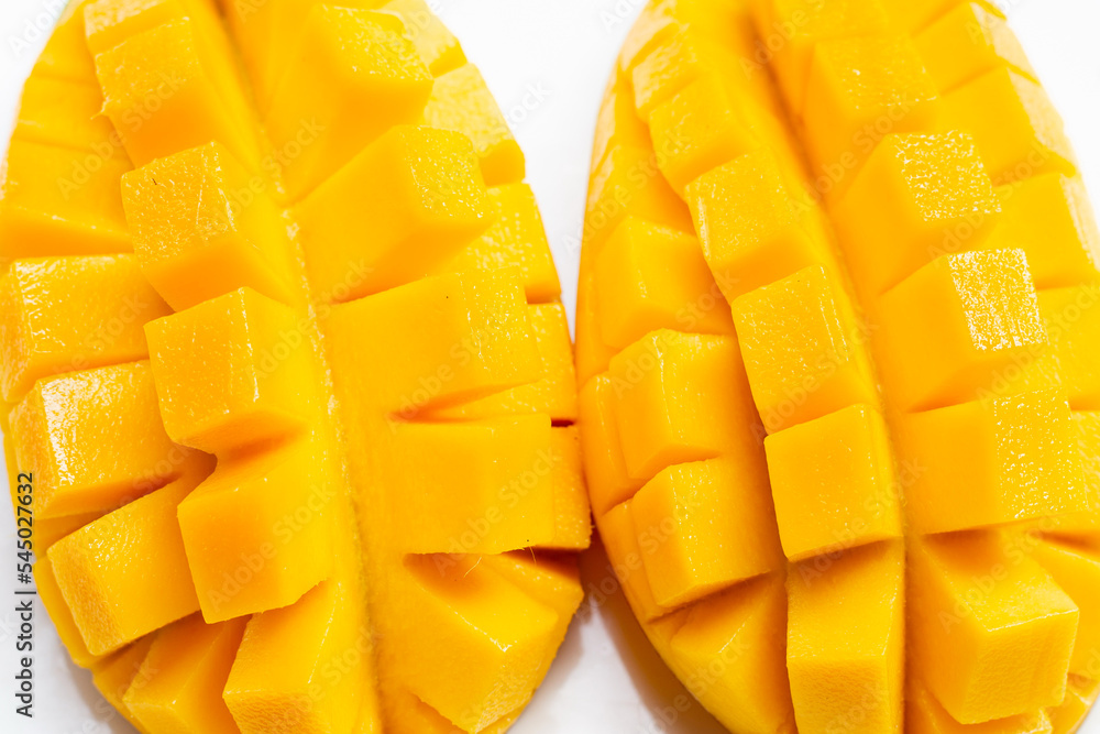 Tropical fruit, Mango on white background. Tropical fruit, Mango on white background.