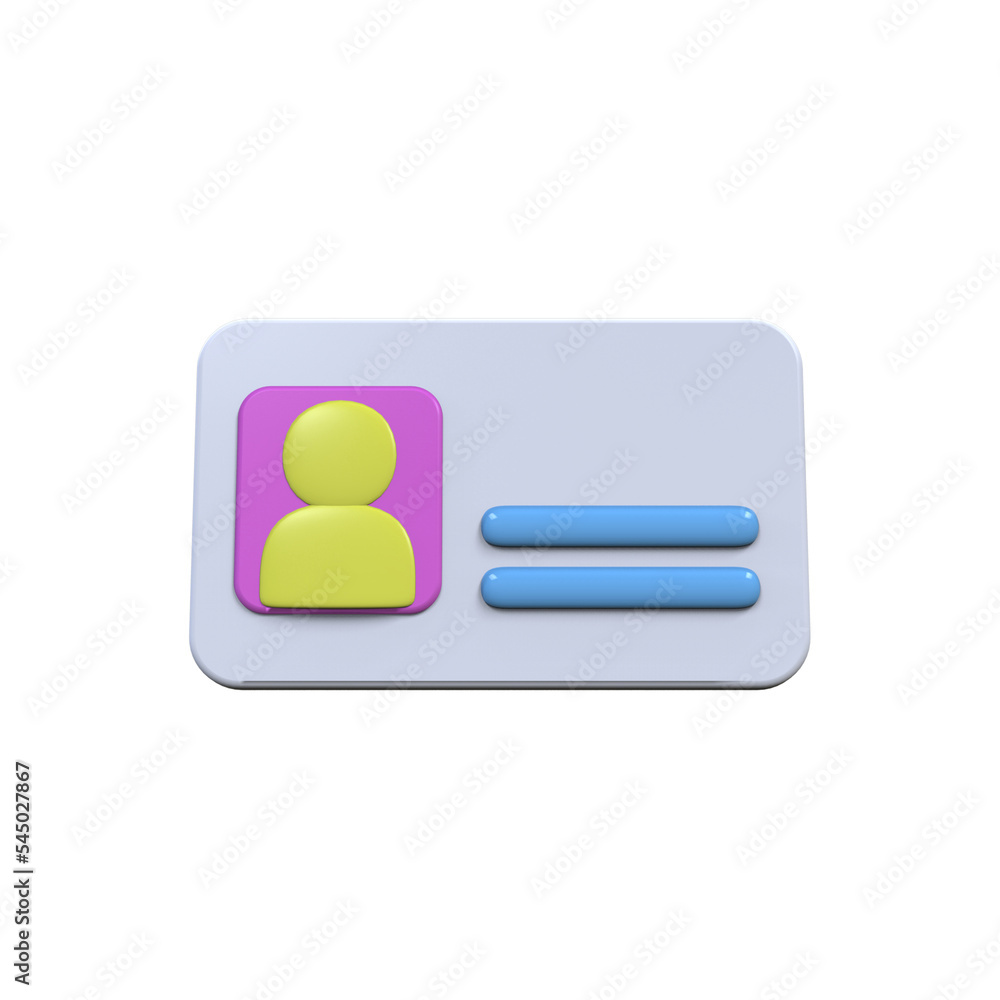 NAME CARD 3D RENDER TRANSPARENT BACKGROUND NAME CARD 3D RENDER TRANSPARENT BACKGROUND