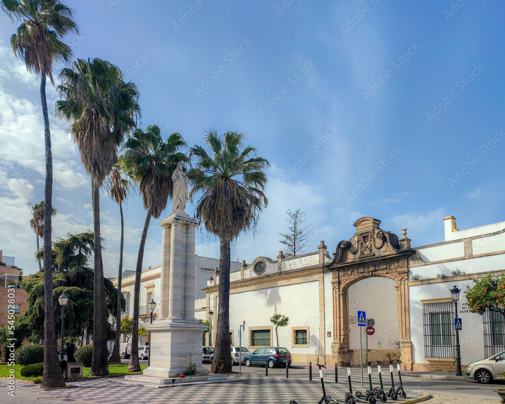 Square in El Puerto de Santa Maria Spain