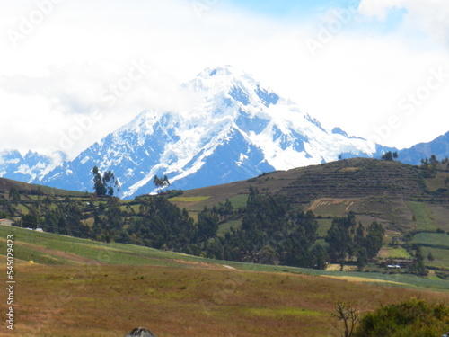 view of the mountain veronica Peru (Huacrahuilki)