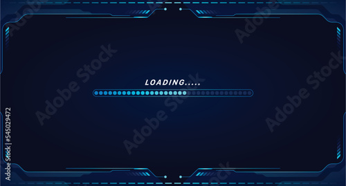 Game loading on monitor technology concept design