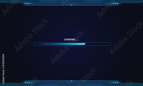 Game loading on monitor technology concept design