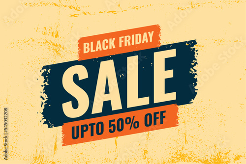 black friday sale ad background with grunge effect