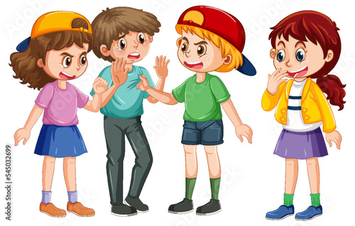 A boy bullied by his friends