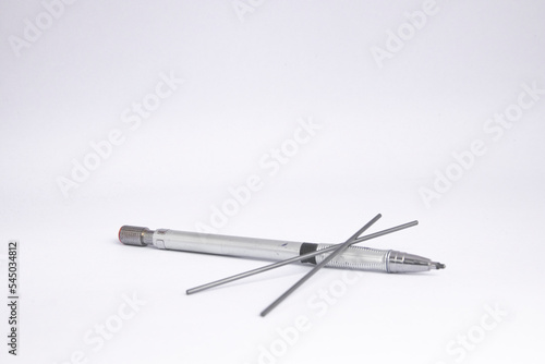 mechanical pencil isolated on white background