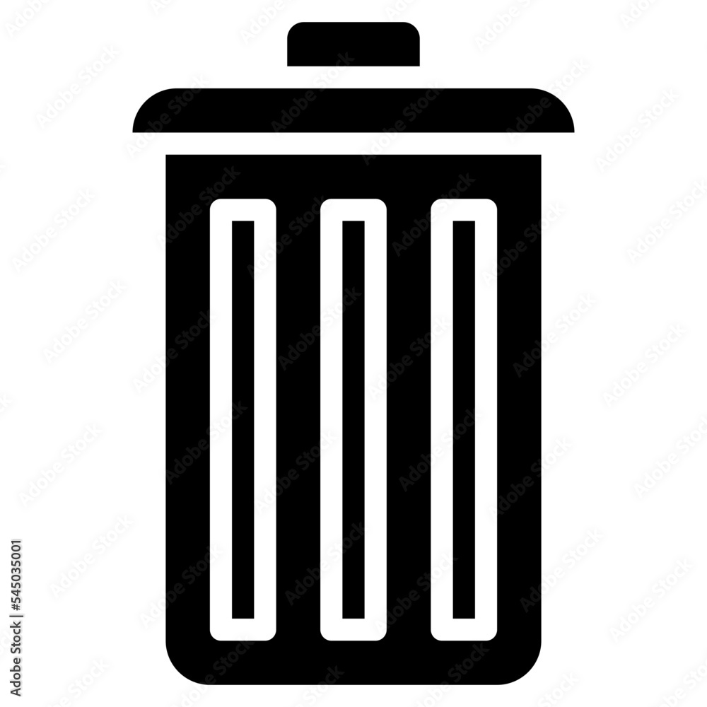 Trash glyph icon Trash glyph icon