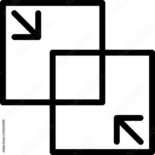 Merge icon - vector illustratio on white background..eps