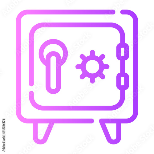 safebox gradient icon