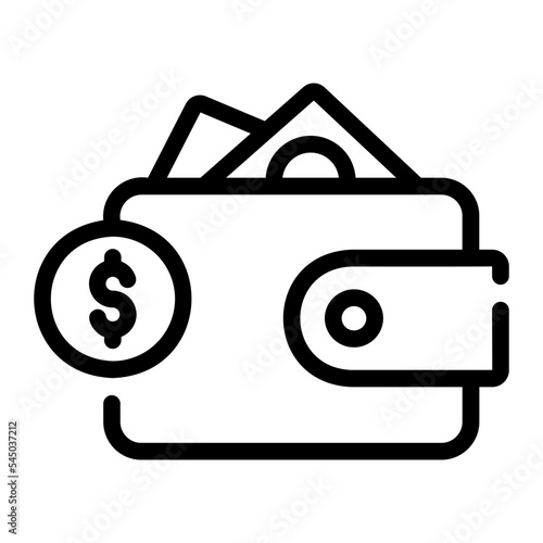 ewallet line icon