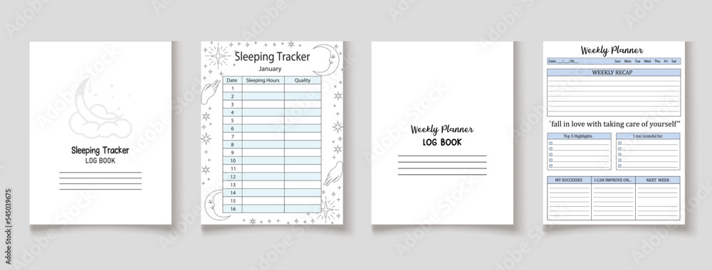 Kdp interior log book planner template Kdp interior log book planner template