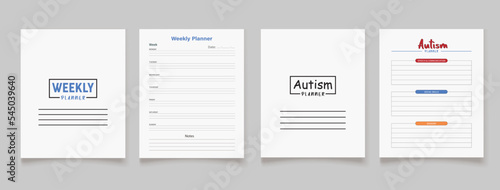 Kdp interior log book planner template