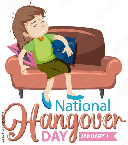 National hangover day January icon
