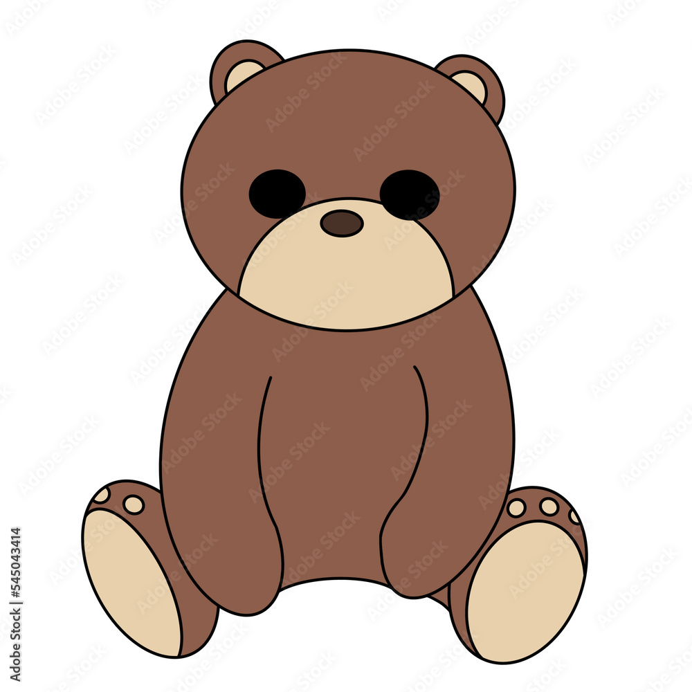 Fototapeta premium bear illustration