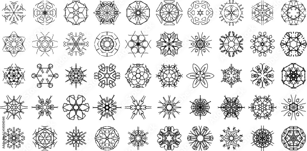 Obraz premium 50 Ornamental mandala Design