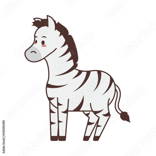 cute zebra icon