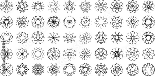 50 Ornamental mandala Design