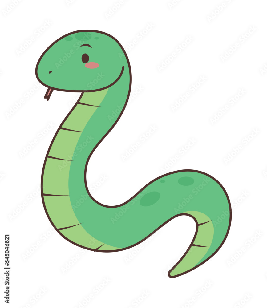 Fototapeta premium cute snake icon
