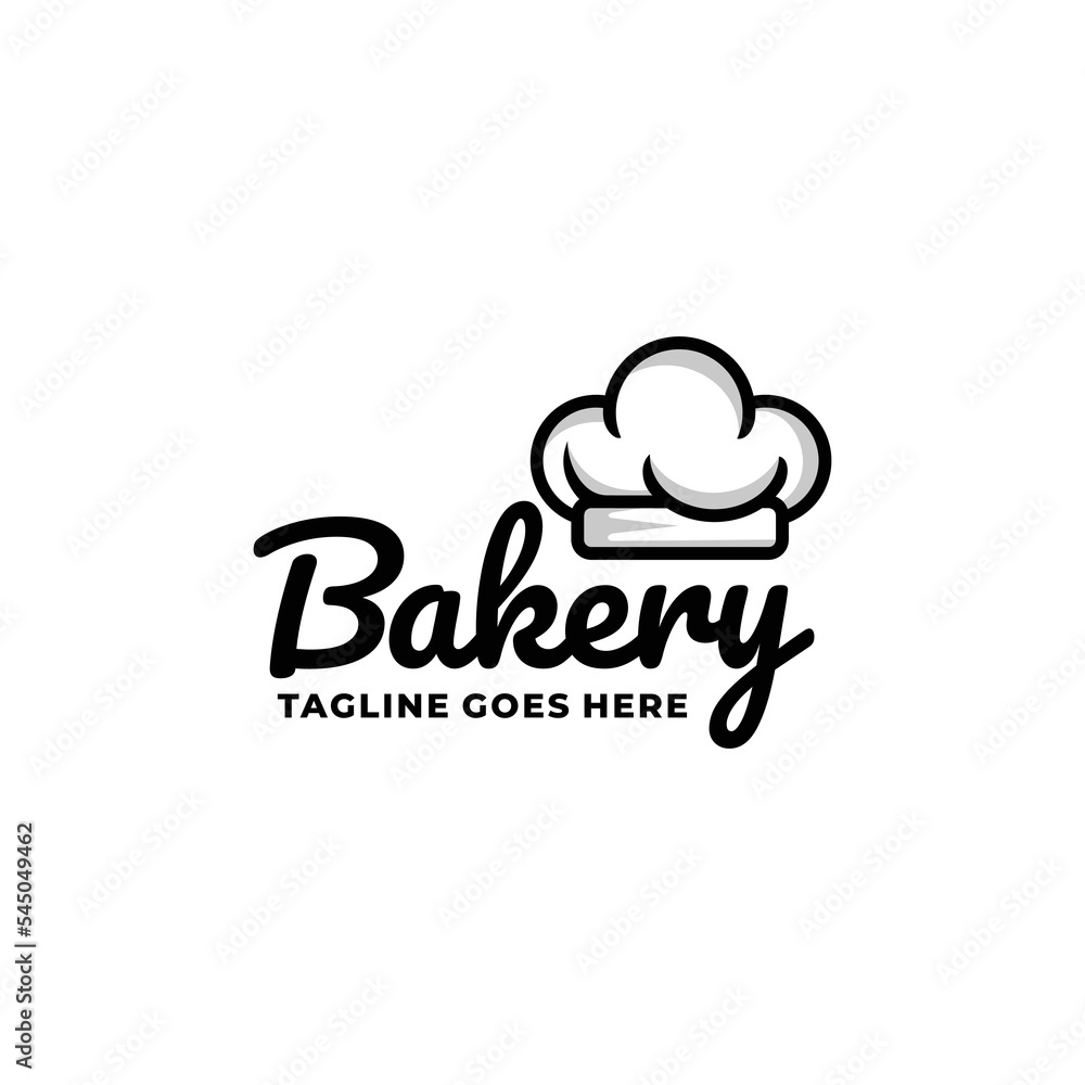 Bakery chef logo design vector Bakery chef logo design vector